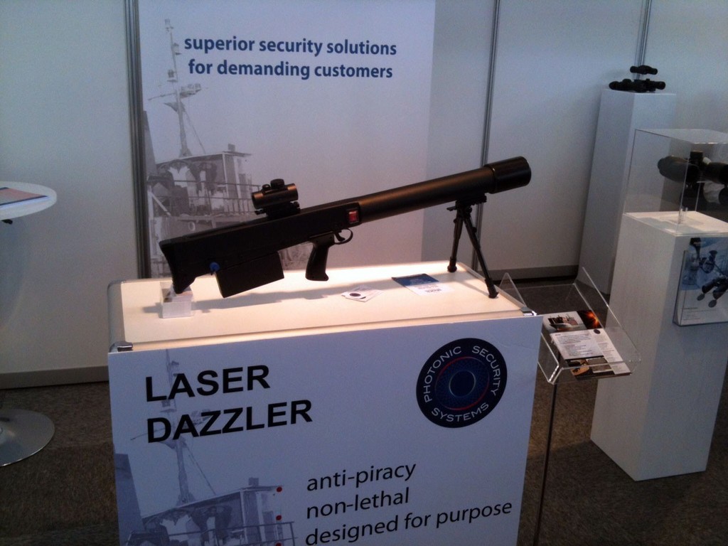 Laser Dazzler - METS Tradeshow 2011 © David Schmidt